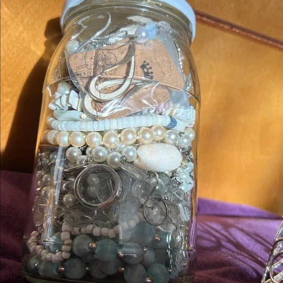 Huge mystery jar of mermaid themed jewelry 🧜‍♀️ - Picture 3 of 8